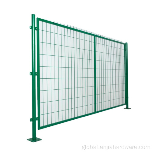 Flat Type Fence Promotion Product Green Coated Flat Garden Fences Factory